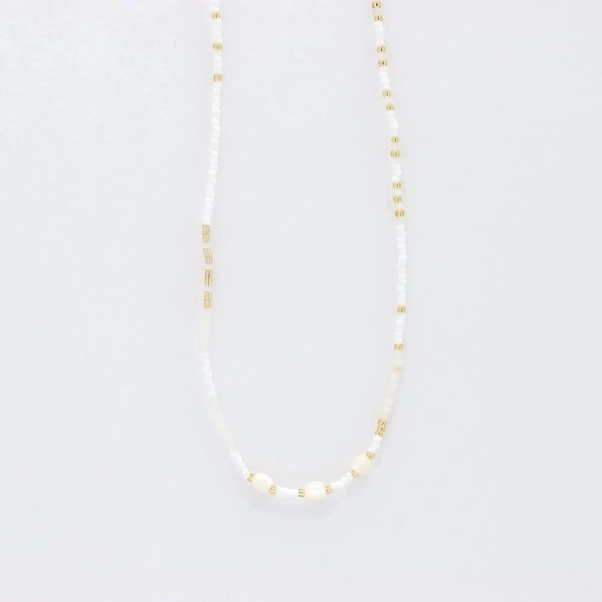 Pasir Mother of Pearl Beaded Necklace