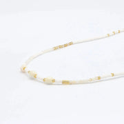 Pasir Mother of Pearl Beaded Necklace
