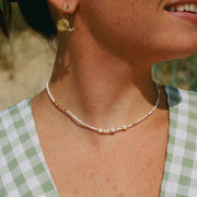 Pasir Mother of Pearl Beaded Necklace