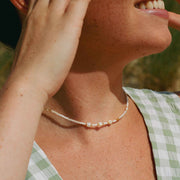 Pasir Mother of Pearl Beaded Necklace
