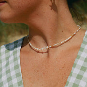 Pasir Mother of Pearl Beaded Necklace