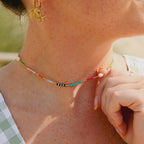 Berpesta Colourful Beaded Necklace