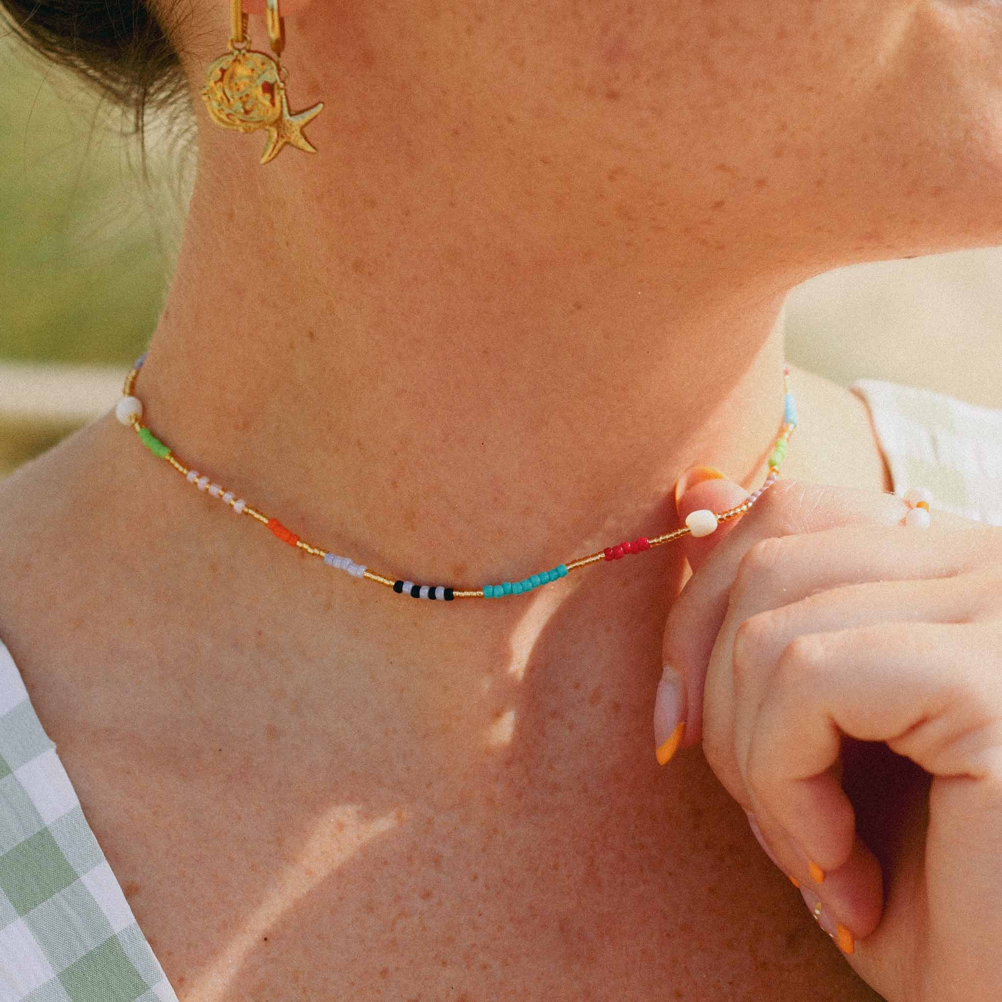 Berpesta Colourful Beaded Necklace