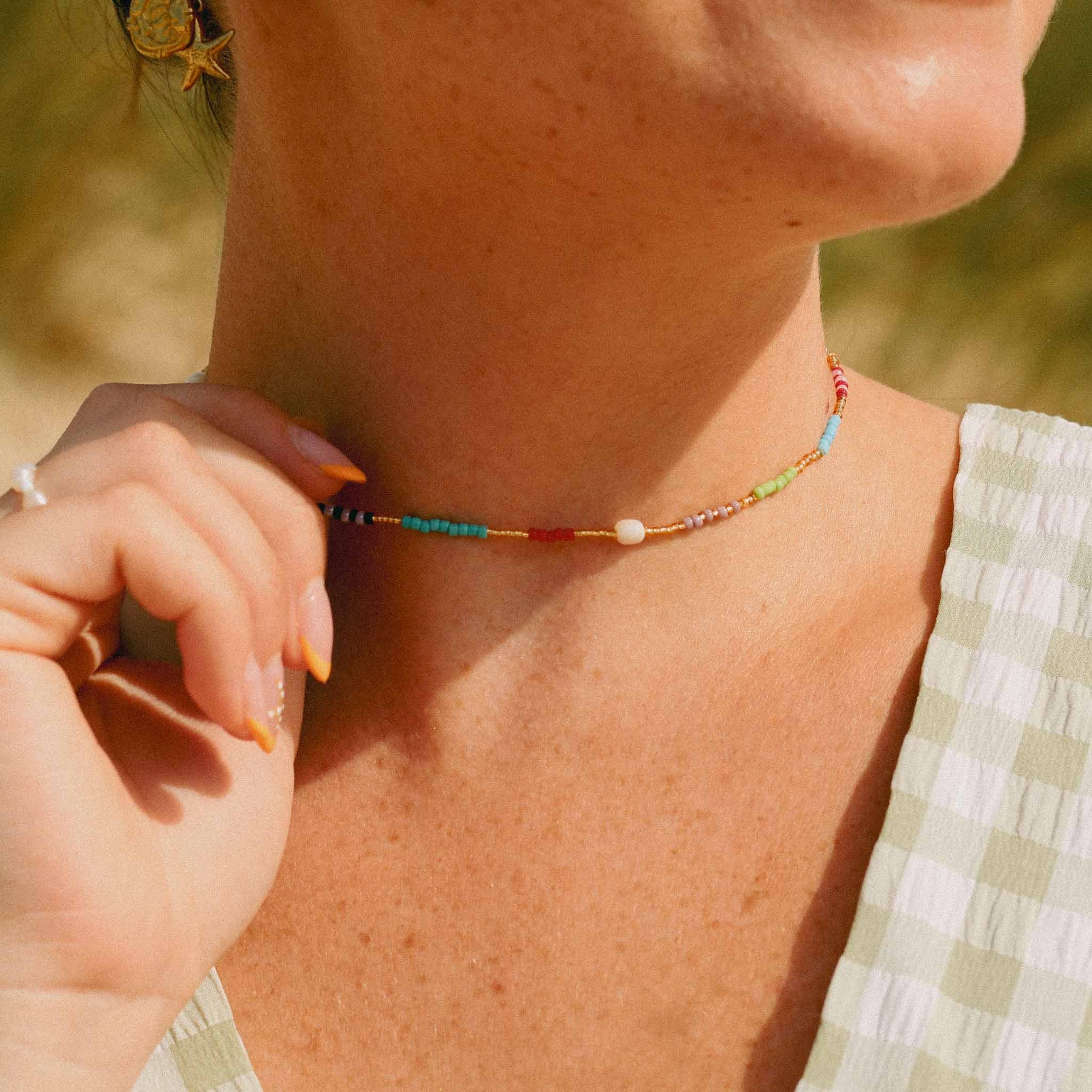 Berpesta Colourful Beaded Necklace