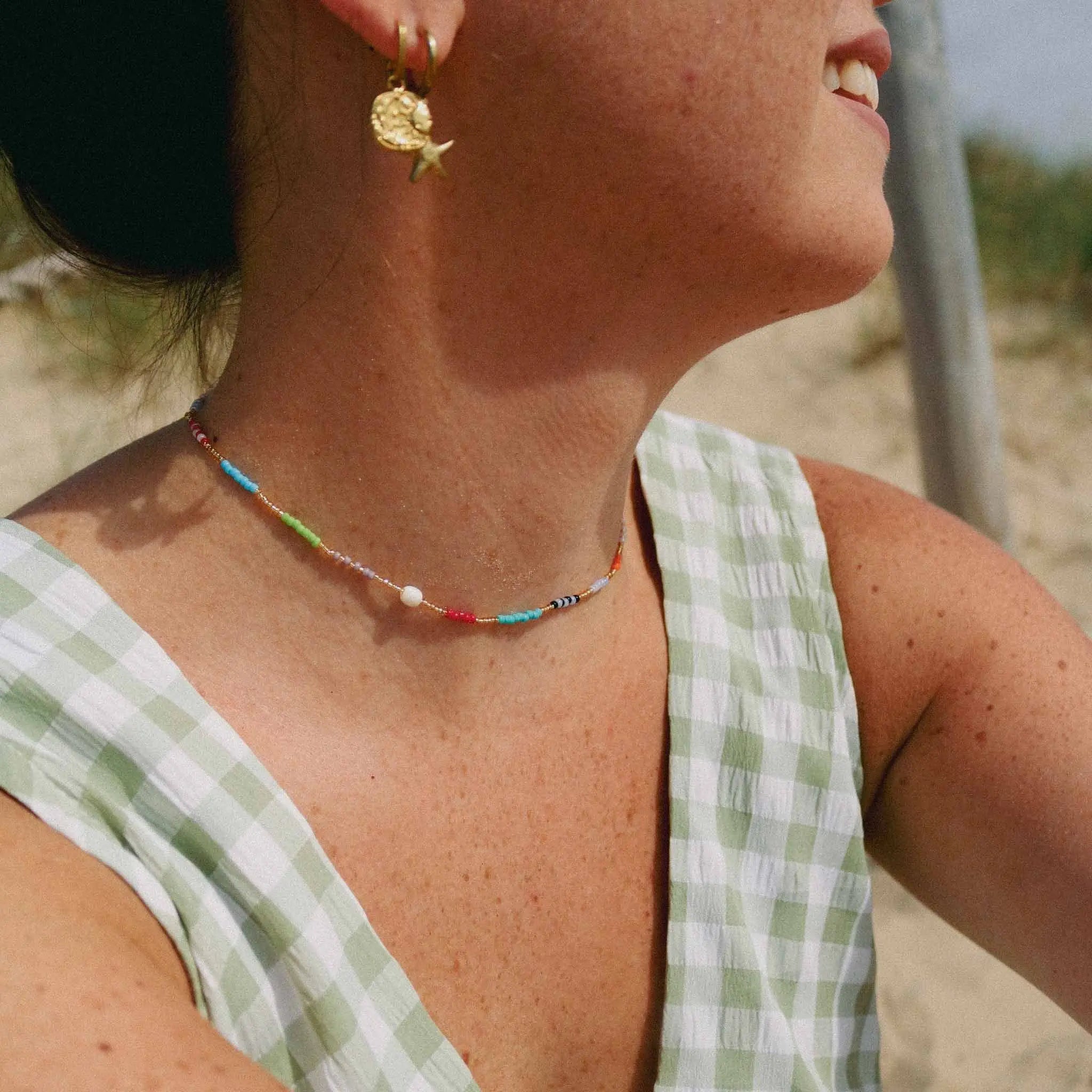 Berpesta Colourful Beaded Necklace