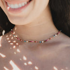 Merah Dainty Beaded Necklace