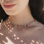 Merah Dainty Beaded Necklace