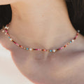 Merah Dainty Beaded Necklace