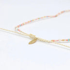 Surya Golden Beaded Necklace