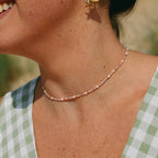 Surya Golden Beaded Necklace