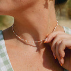 Surya Golden Beaded Necklace