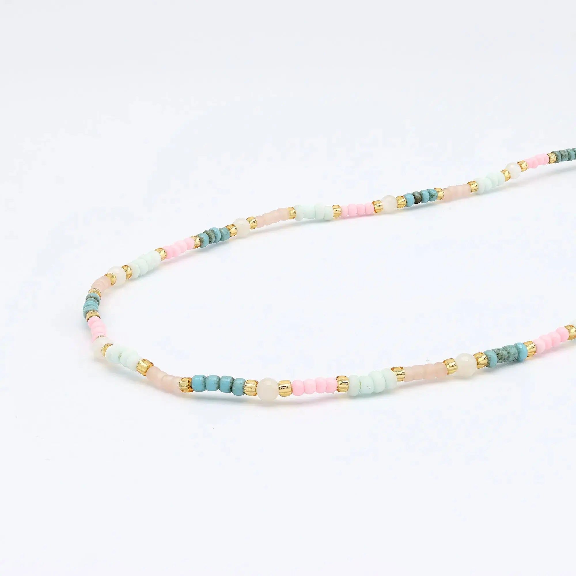 Kemboja Pastel Beaded Necklace