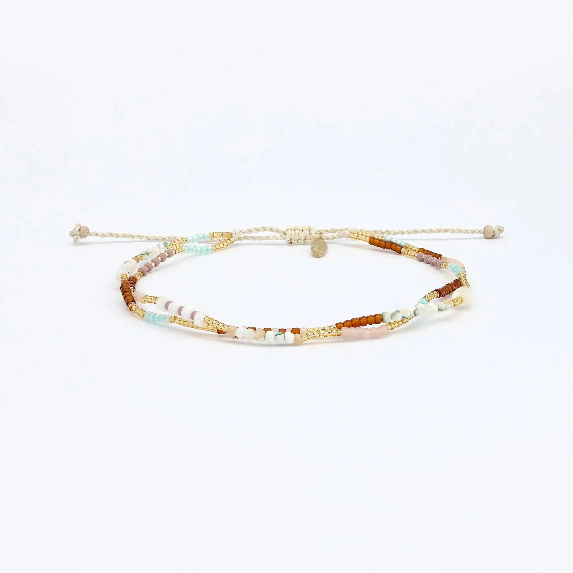 Alam Dainty Beaded Anklet