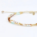 Alam Dainty Beaded Anklet