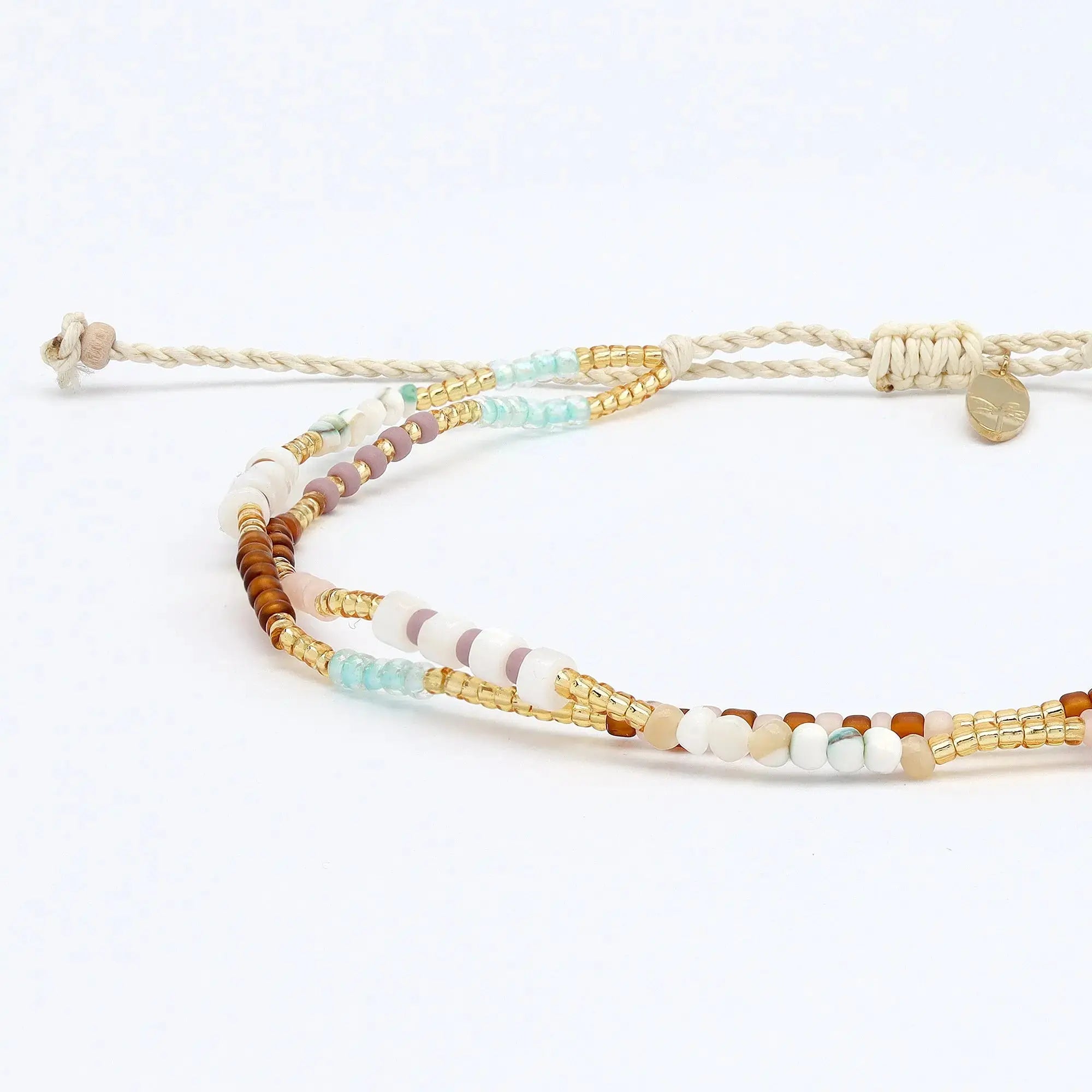 Alam Dainty Beaded Anklet