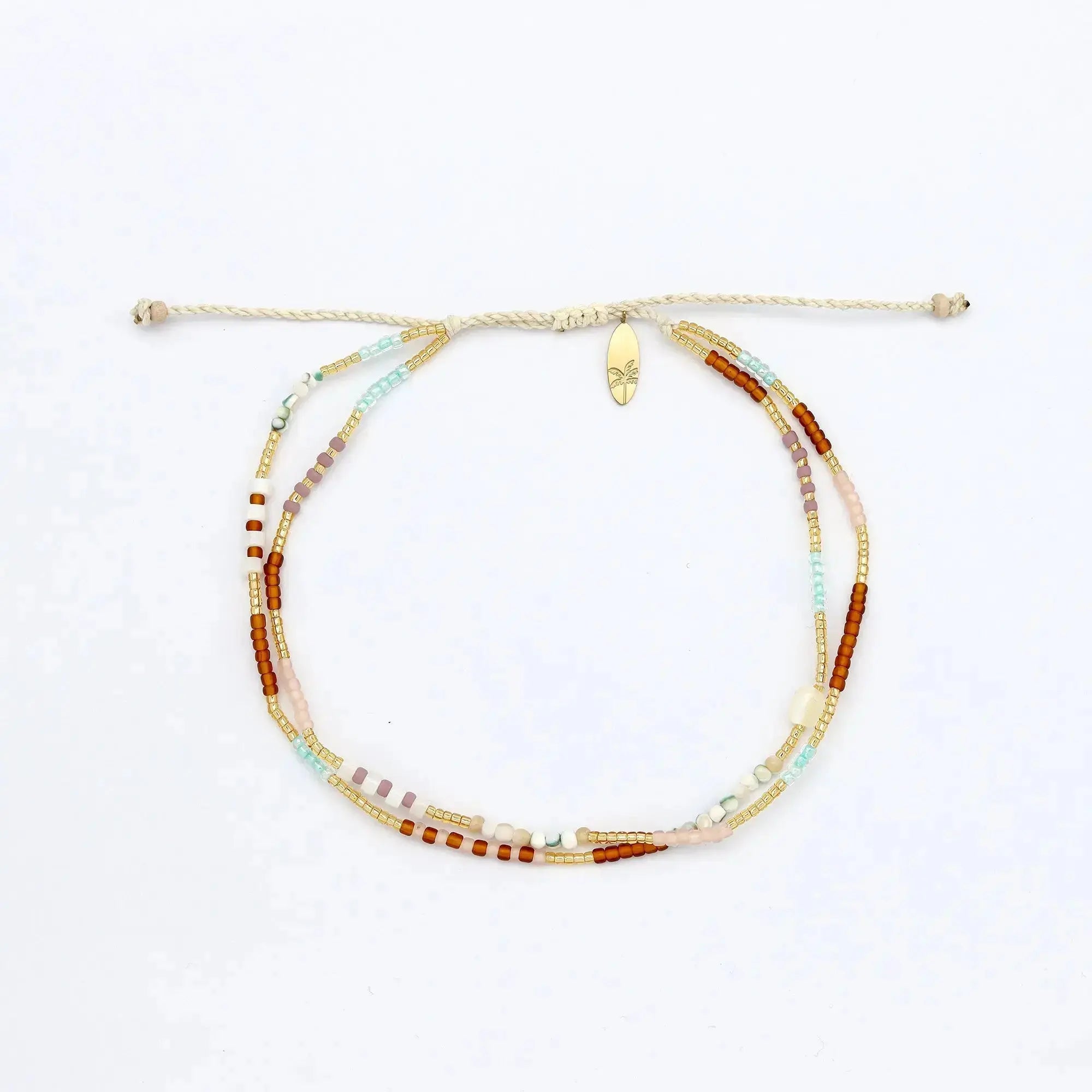 Alam Dainty Beaded Anklet