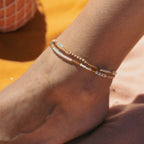 Alam Dainty Beaded Anklet