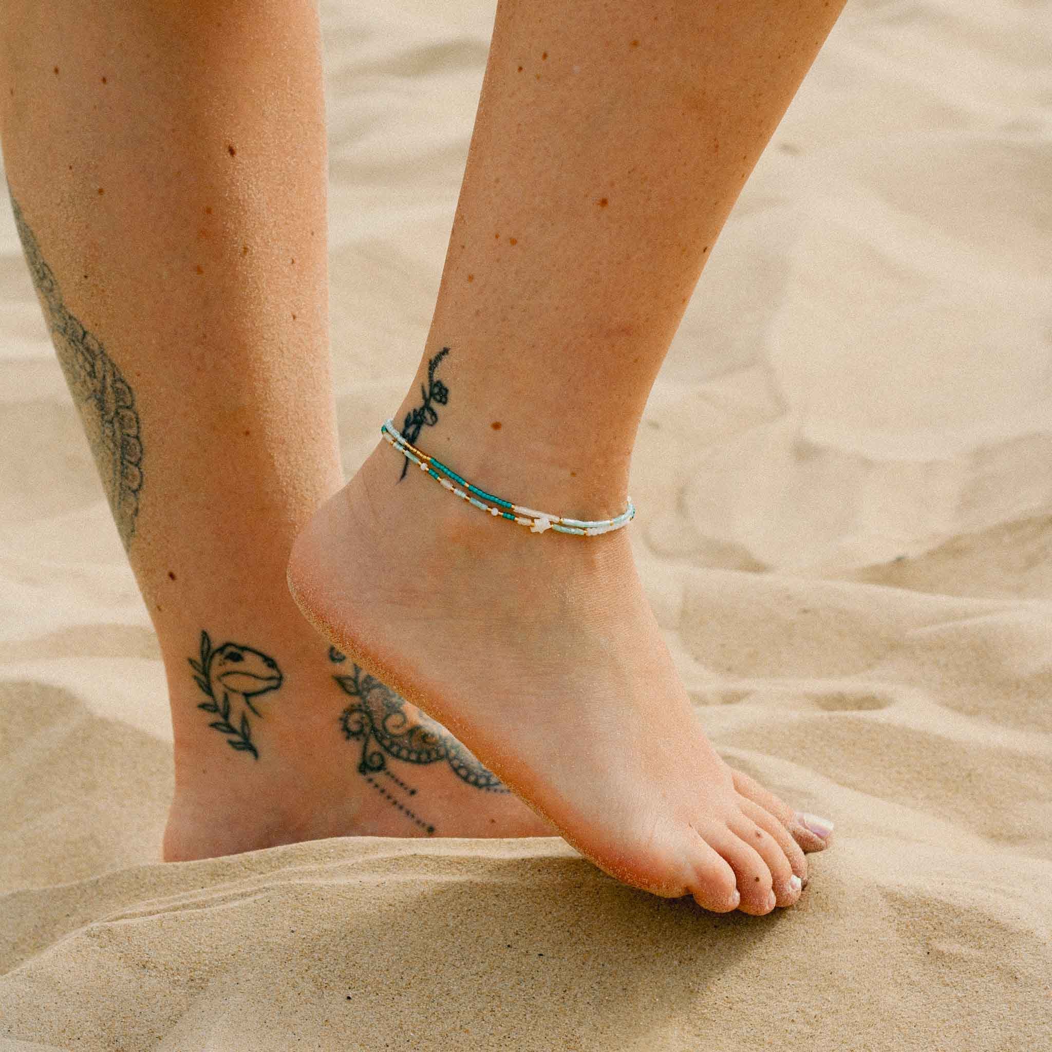 Bintang Laut Beaded Anklet