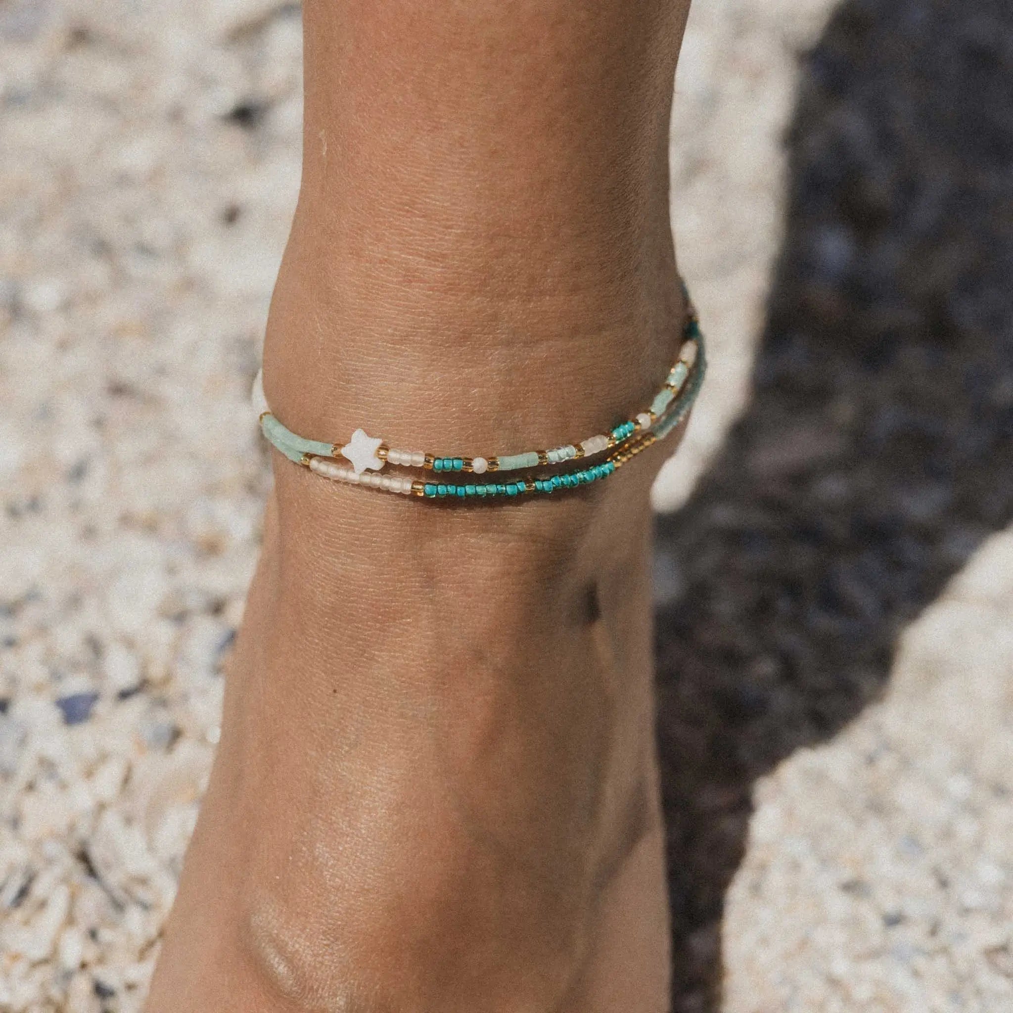 Bintang Laut Beaded Anklet
