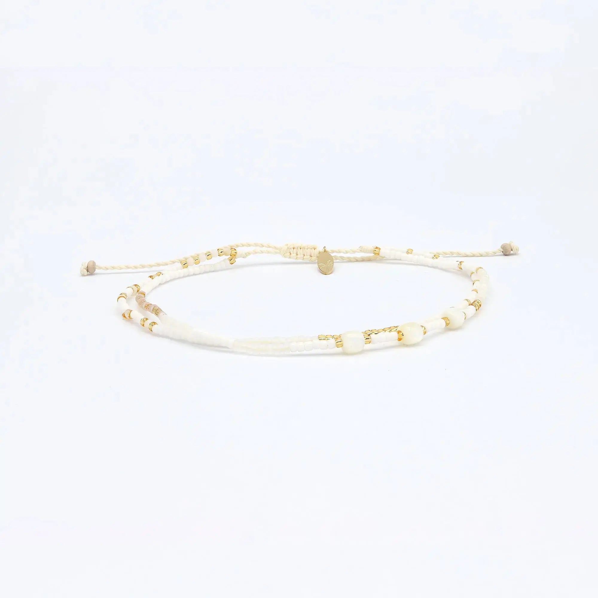 Pasir Mother of Pearl Beaded Anklet