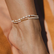Pasir Mother of Pearl Beaded Anklet