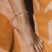 Pasir Mother of Pearl Beaded Anklet
