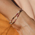 Berkilau Warm Tone Beaded Anklet