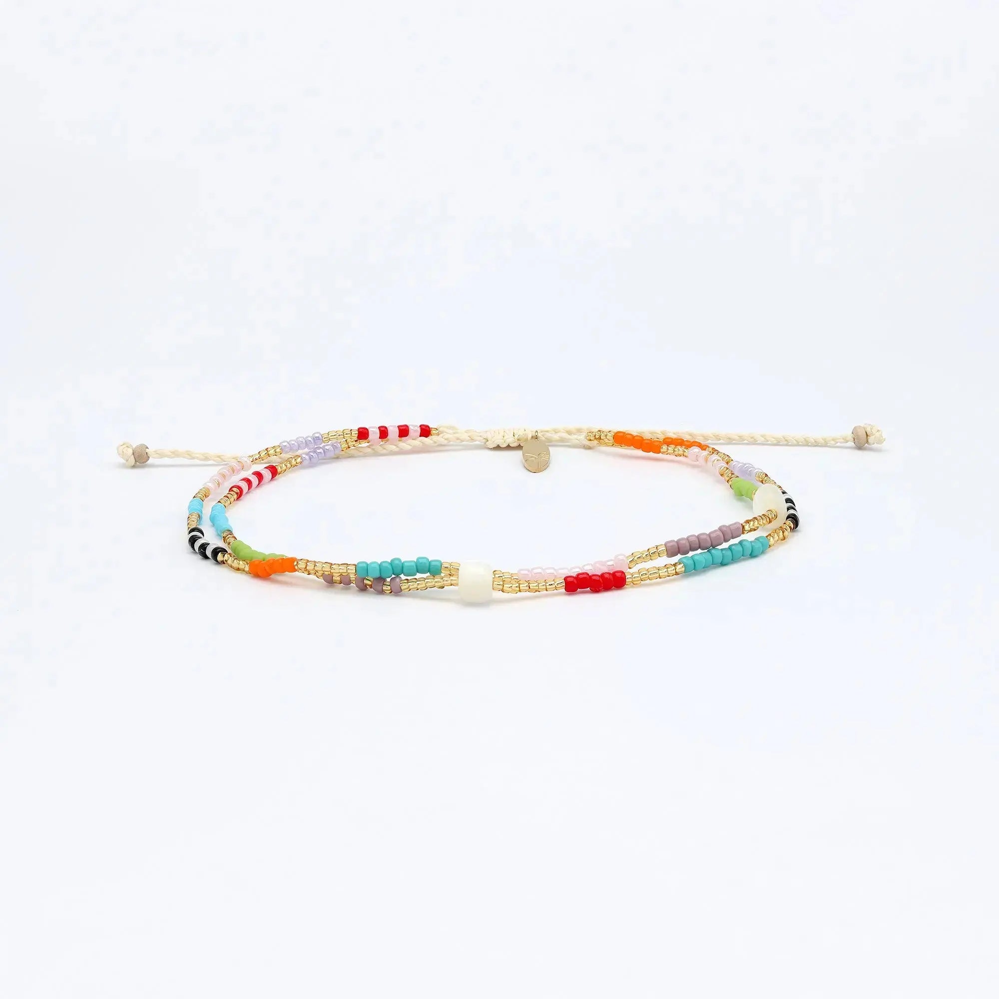 Berpesta Colourful Beaded Anklet
