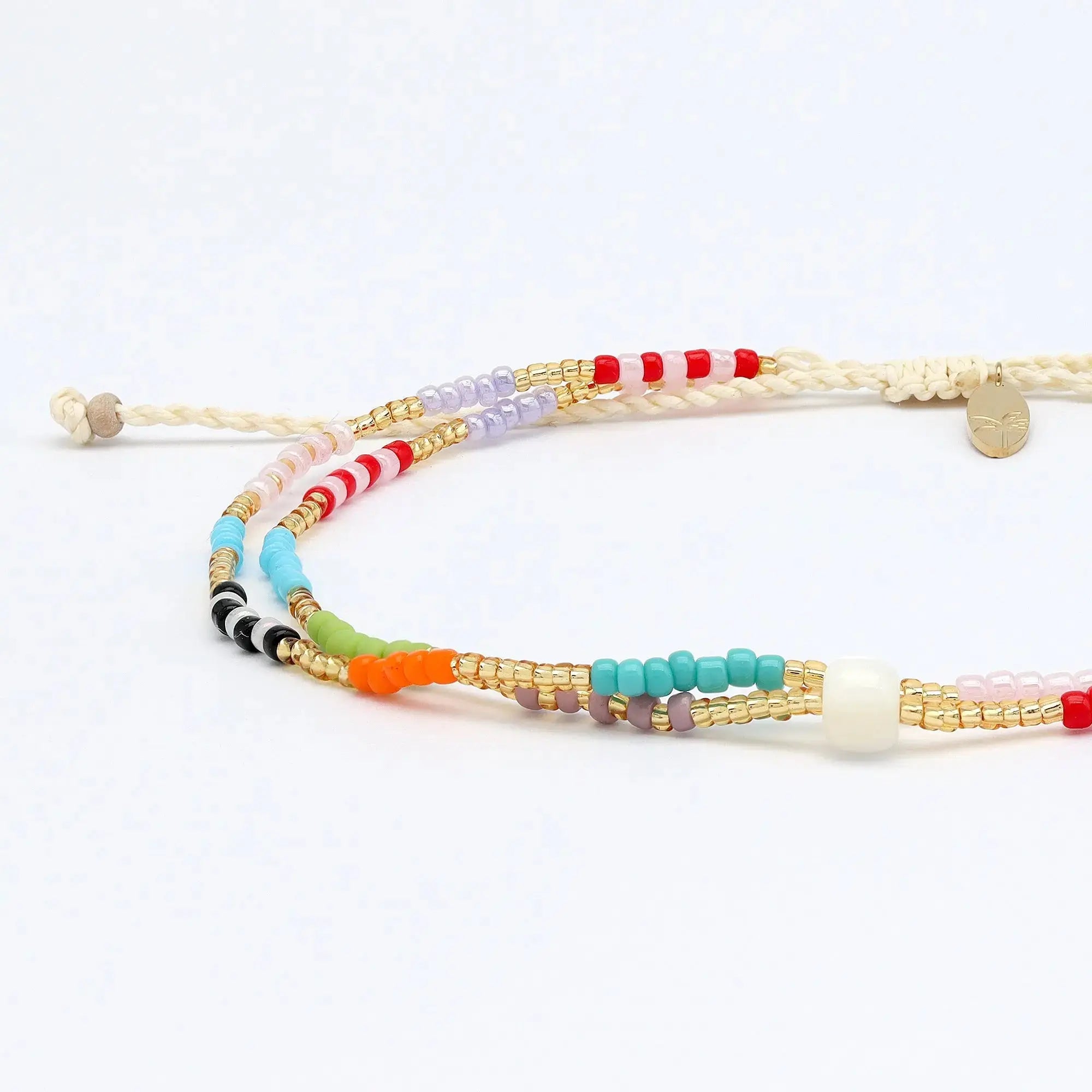 Berpesta Colourful Beaded Anklet