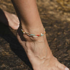 Berpesta Colourful Beaded Anklet