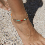 Berpesta Colourful Beaded Anklet