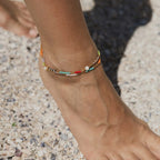 Berpesta Colourful Beaded Anklet