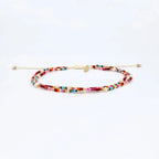 Merah Dainty Beaded Anklet