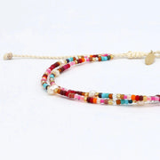 Merah Dainty Beaded Anklet