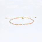 Surya Golden Beaded Anklet