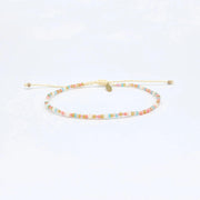 Surya Golden Beaded Anklet