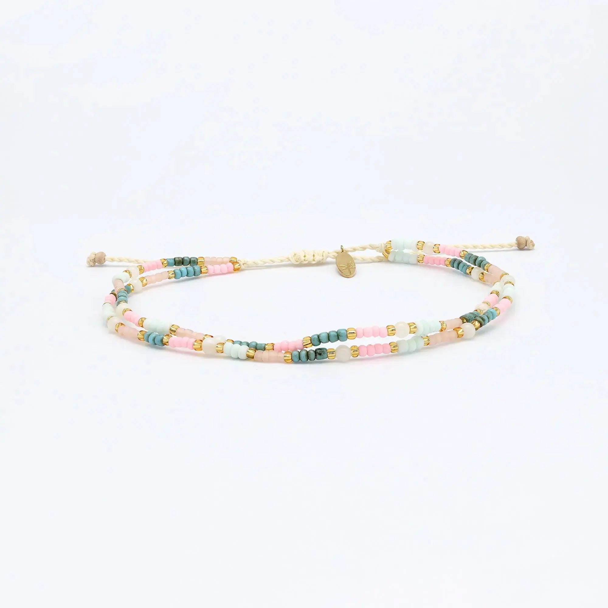 Kemboja Pastel Beaded Anklet