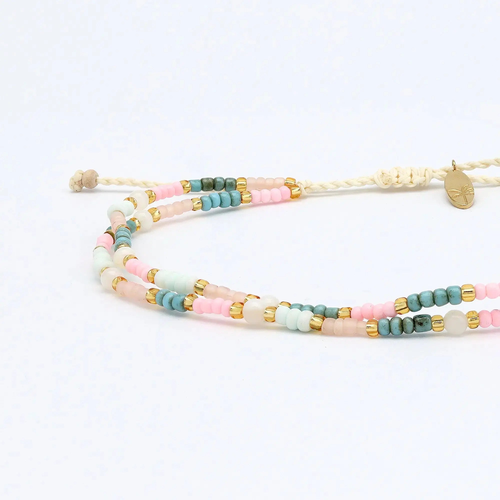 Kemboja Pastel Beaded Anklet