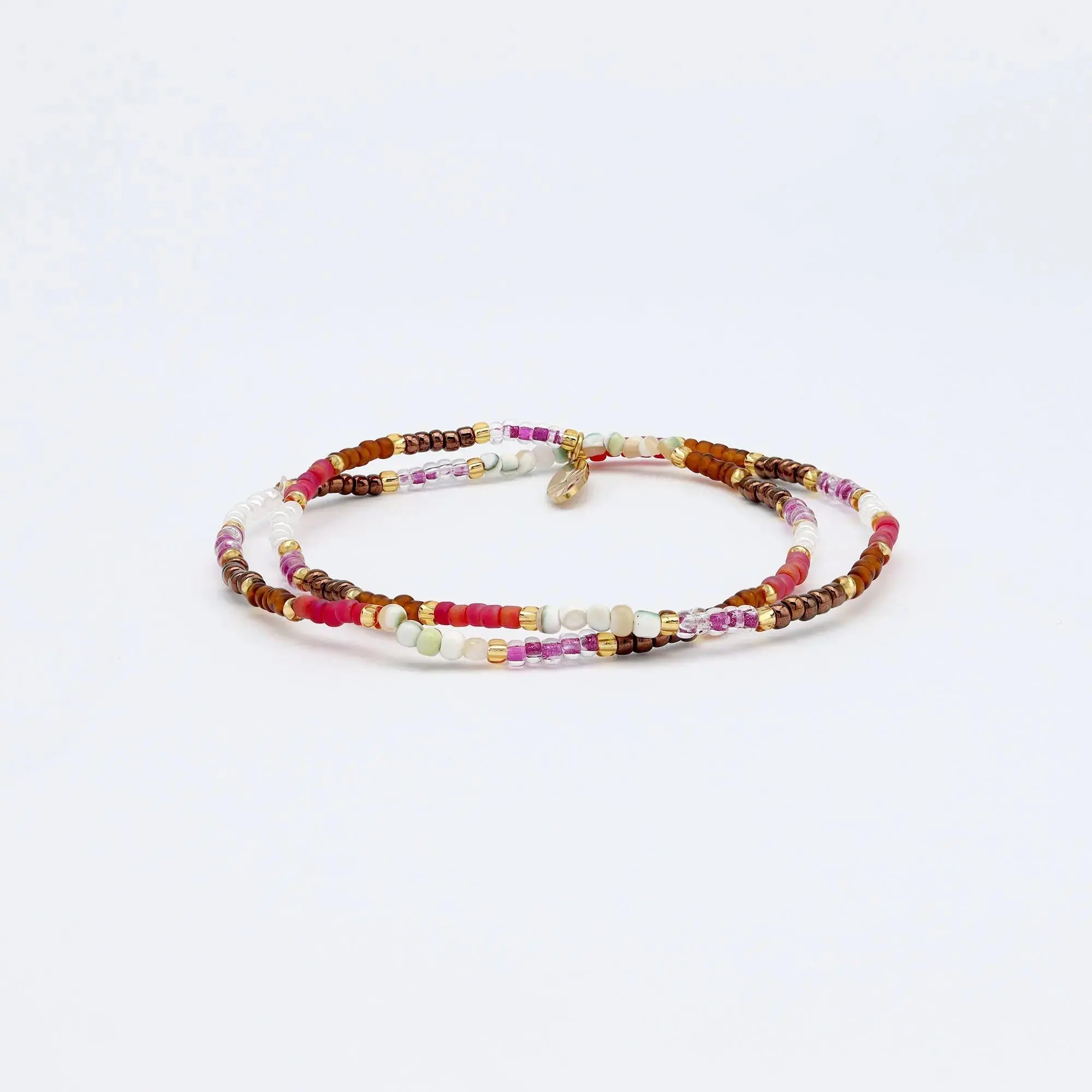 Berkilau Warm Tone Beaded Bracelet