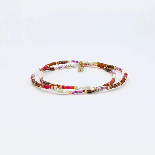 Berkilau Warm Tone Beaded Bracelet