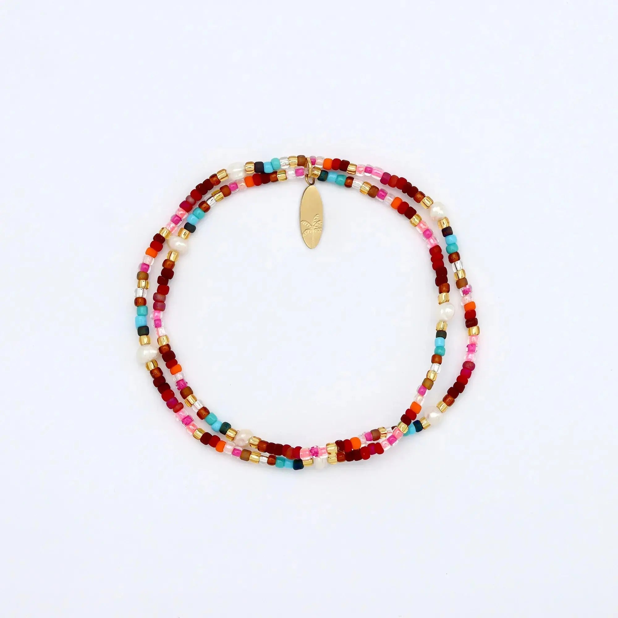 Merah Dainty Beaded Bracelet