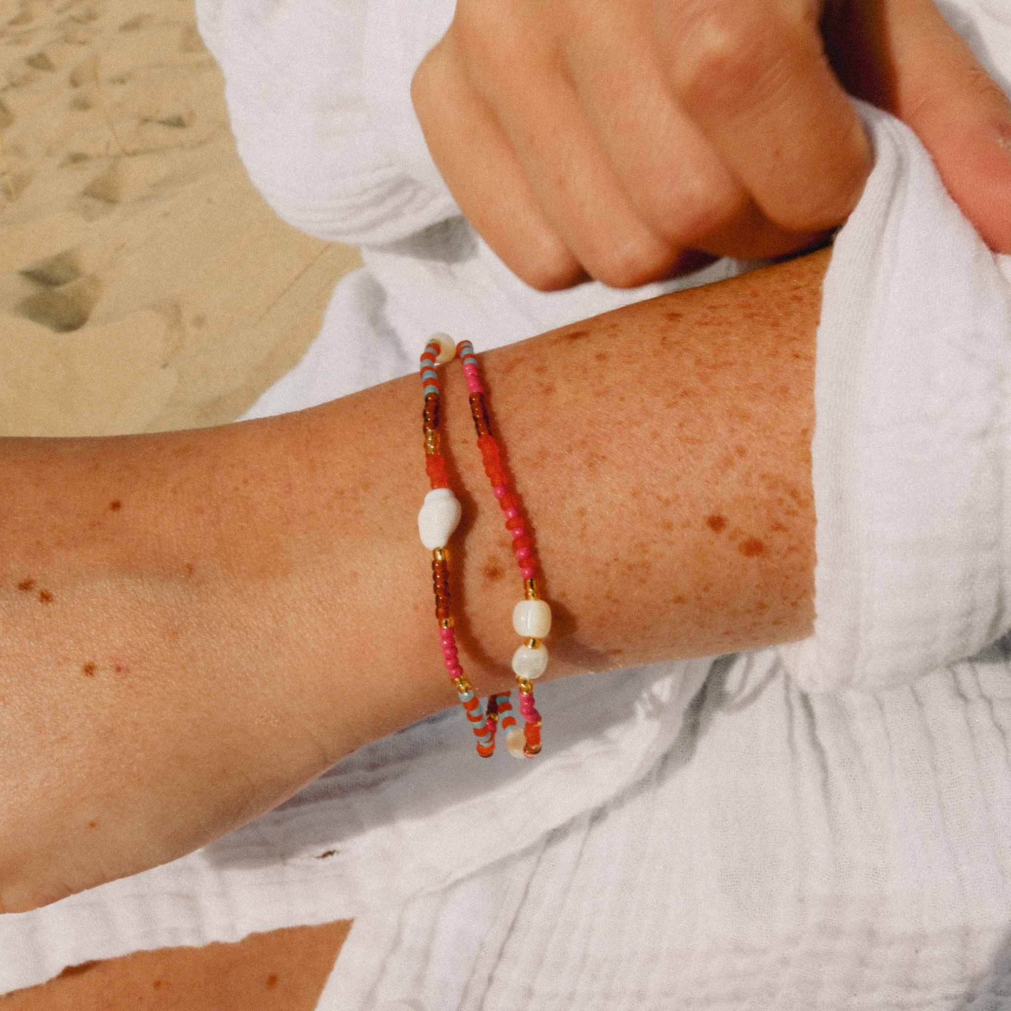 Tropis Beaded Shell Bracelet