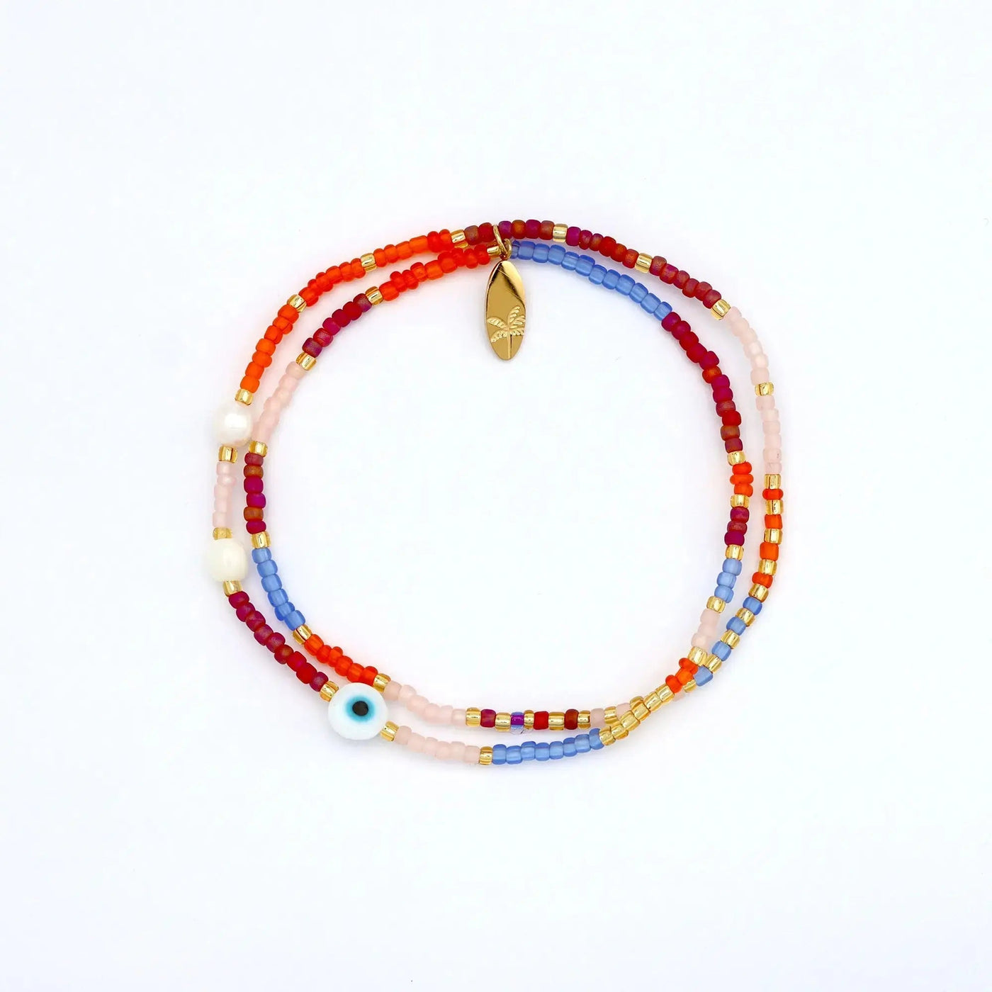 Matahari Evil Eye Beaded Bracelet