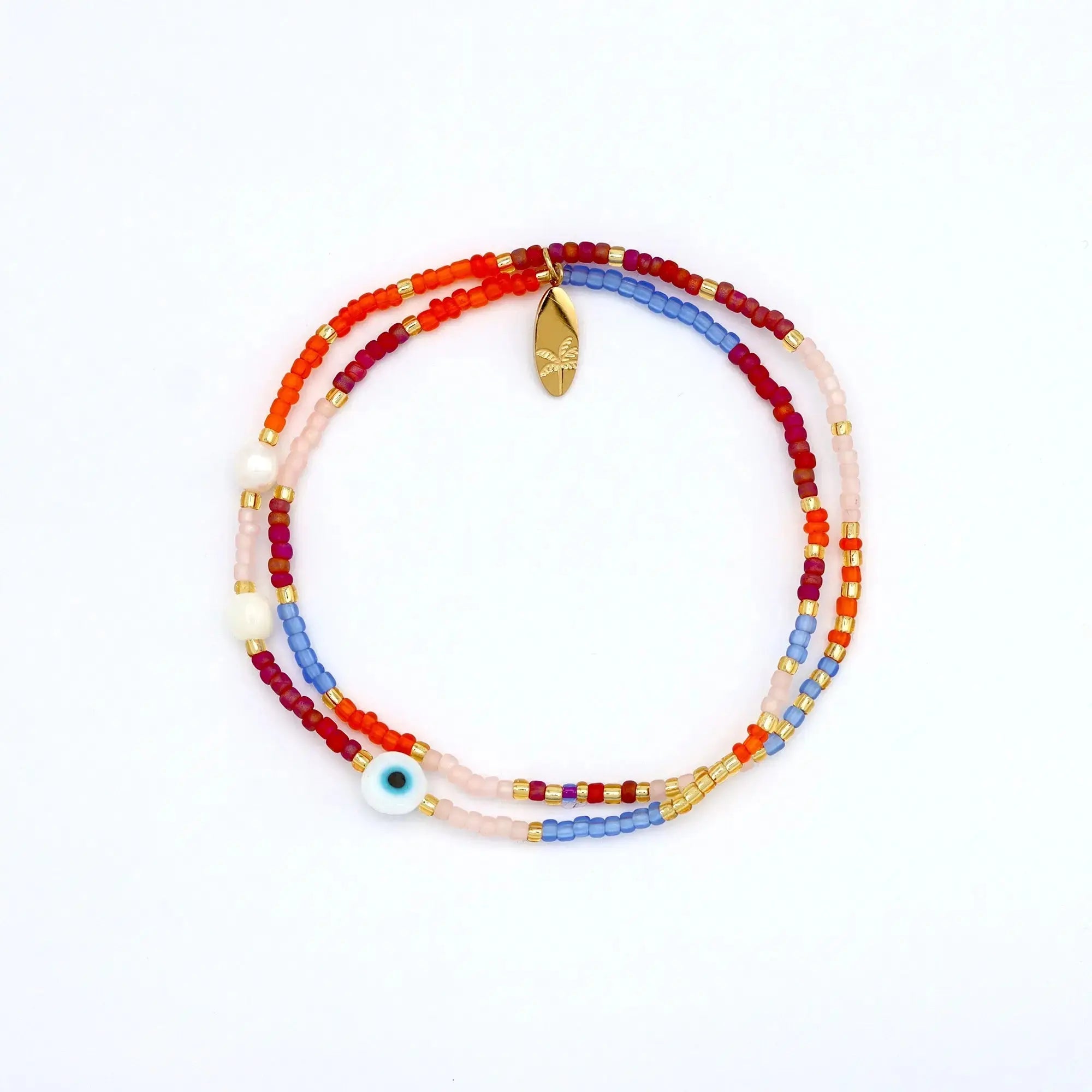 Matahari Evil Eye Beaded Bracelet