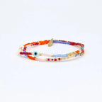 Matahari Evil Eye Beaded Bracelet