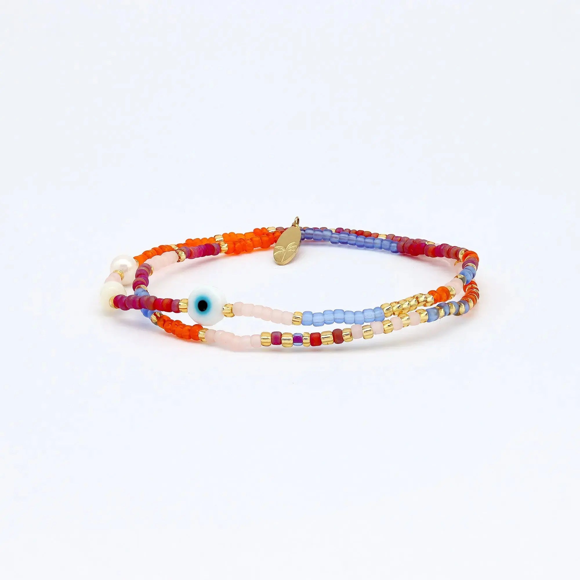 Matahari Evil Eye Beaded Bracelet