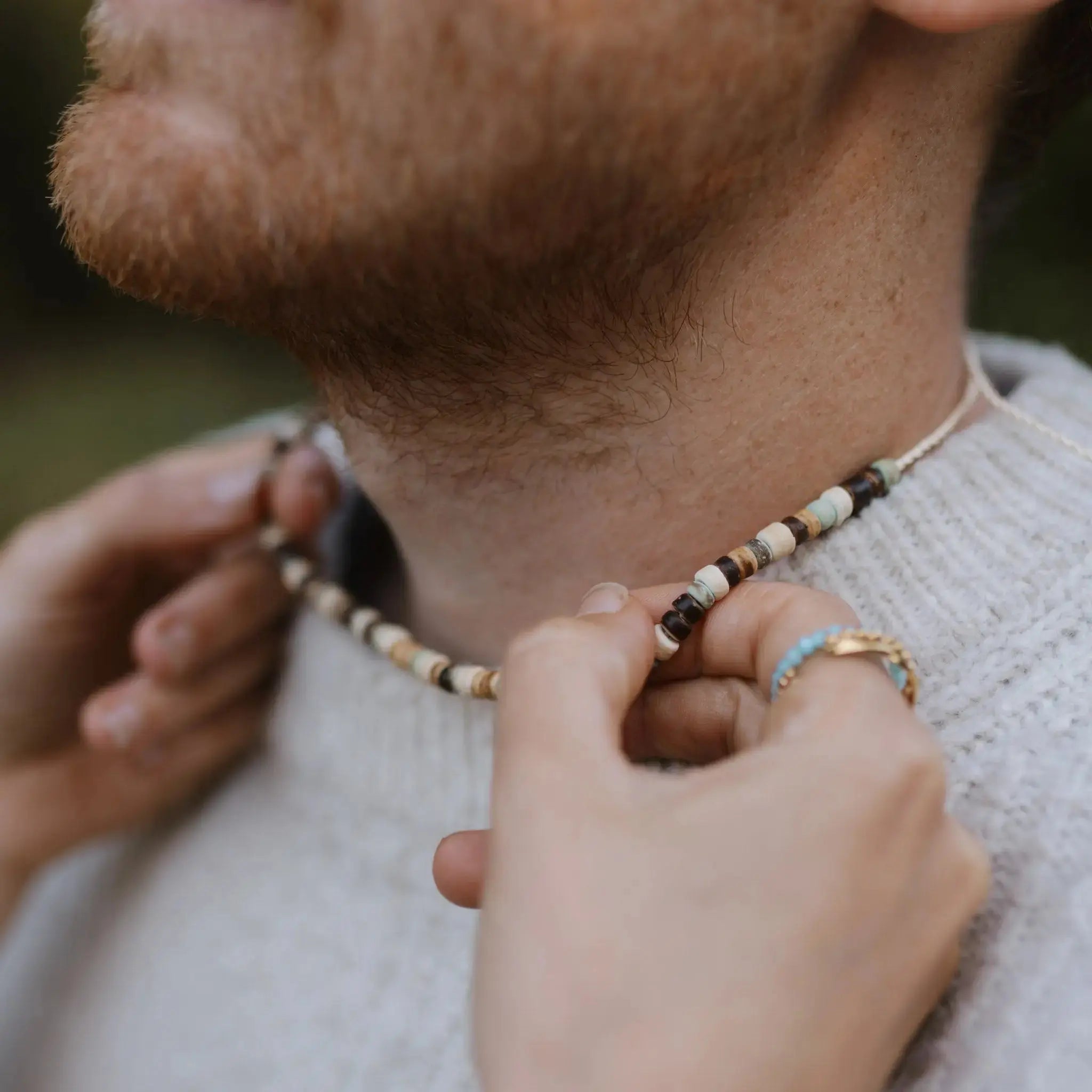 Laut Turquoise Wood Necklace