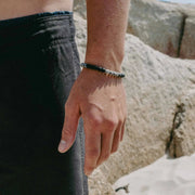 Sekumpul Natural Stone Beaded Mens Bracelet