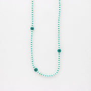 Hanauma Bay Evil Eye Necklace