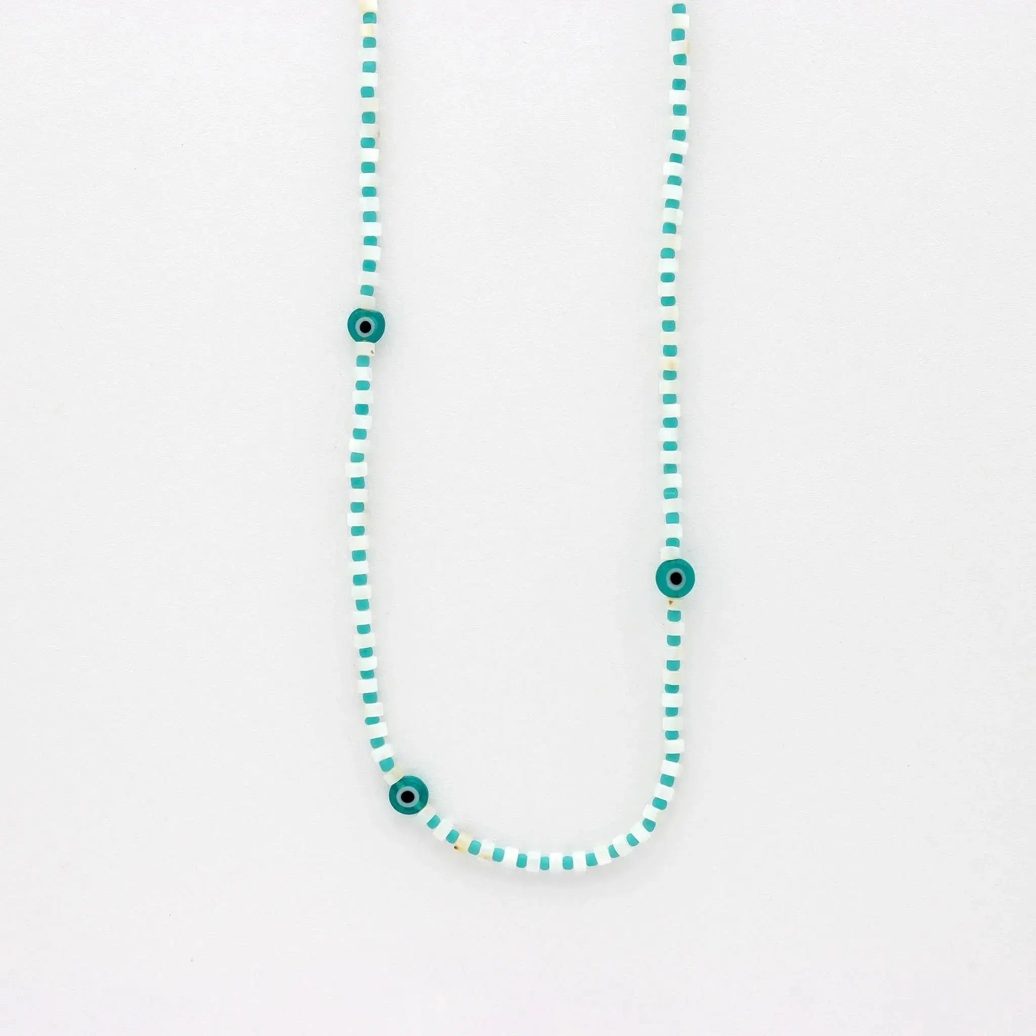 Hanauma Bay Evil Eye Necklace